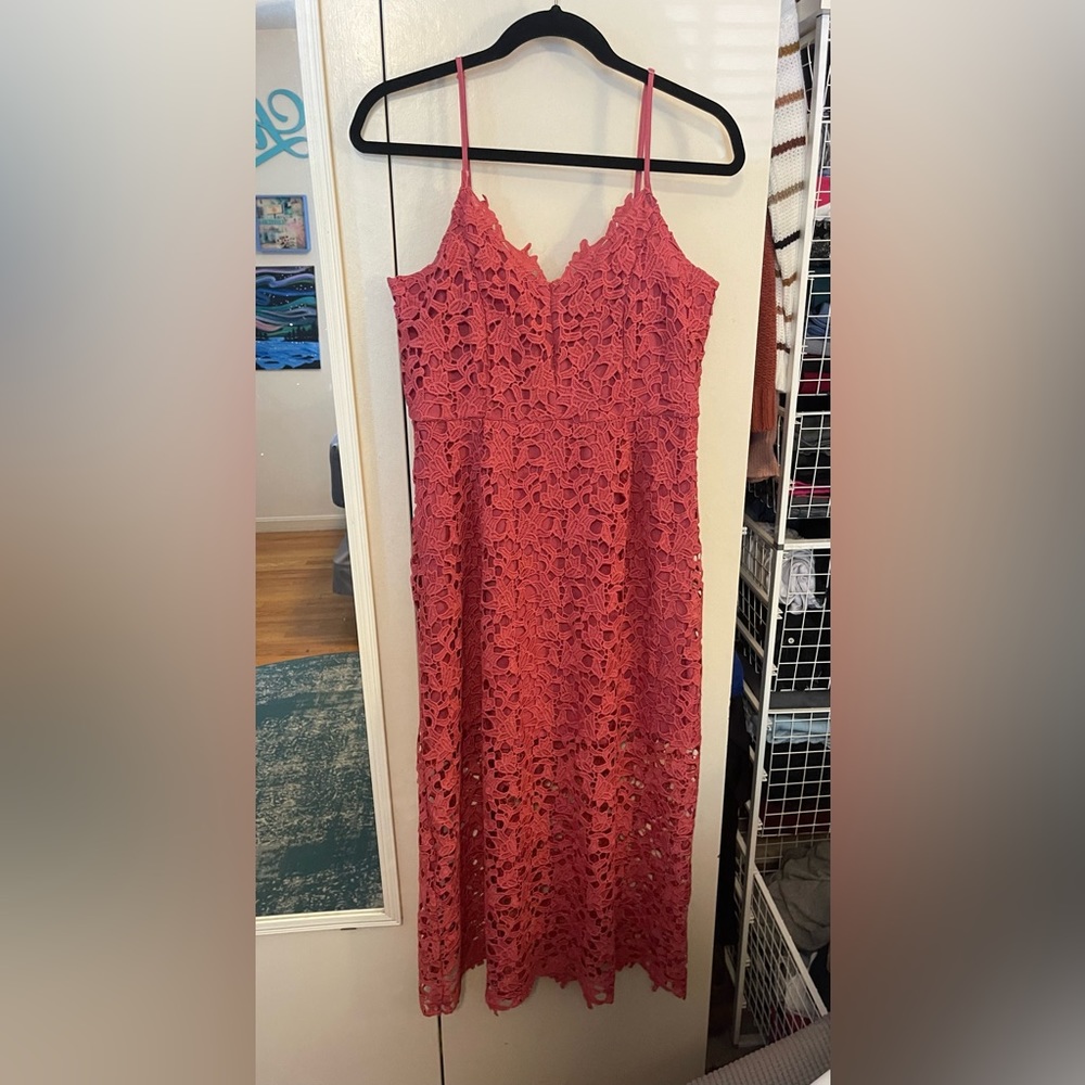 Francesca’s Lana Lace Midi Dress
